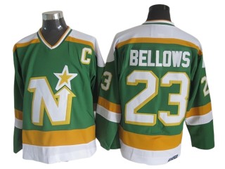 Dallas Stars #23 Brian Bellows 1980's Vintage CCM Jersey - Green