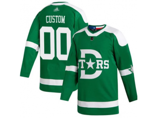 Custom Dallas Stars Green Winter Classic Jersey