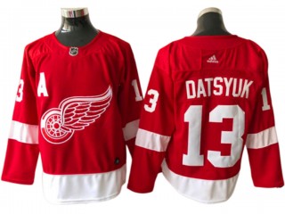 Detroit Red Wings #13 Pavel Datsyuk Red Home Jersey