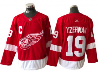 Detroit Red Wings #19 Steve Yzerman Red Home Jersey