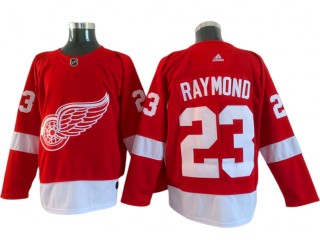 Detroit Red Wings #23 Lucas Raymond Red Jersey