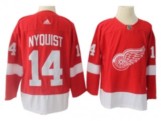 Detroit Red Wings #14 Gustav Nyquist Red Home Jersey