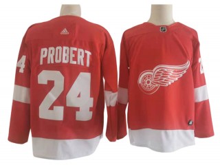 Detroit Red Wings #24 Bob Probert Red Home Jersey