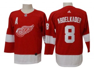 Youth & Women Detroit Red Wings #8 Justin Abdelkader Red Home Jersey