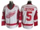 Detroit Red Wings #5 Nicklas Lidstrom 2002 Vintage CCM Jersey - Red/White