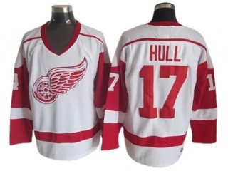 Detroit Red Wings #17 Brett Hull 2002 Vintage CCM Jersey - Red/White