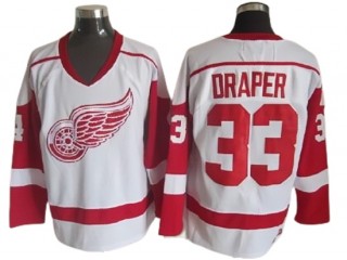 Detroit Red Wings #33 Kris Draper 2002 Vintage CCM Jersey - Red/White