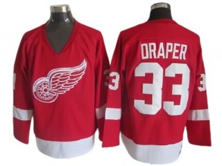 Detroit Red Wings #33 Kris Draper 2002 Vintage CCM Jersey - Red/White
