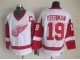 Detroit Red Wings #19 Steve Yzerman 2002 Vintage CCM Jersey - Red/White