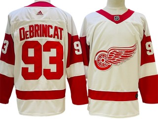 Detroit Red Wings #93 Alex DeBrincat White Jersey