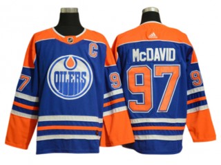 Edmonton Oilers #97 Connor McDavid Blue Hockey Jersey