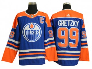 Edmonton Oilers #99 Wayne Gretzky Blue Alternate Hockey Jersey