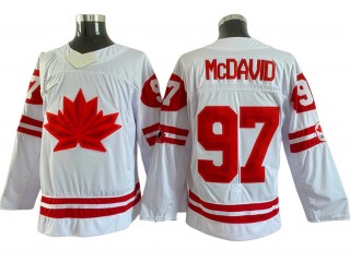 2022 Winter Olympics Team Canada #97 Connor McDavid White Hockey Jersey