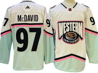 Edmonton Oilers #97 Connor McDavid White All-Star Game Western Jersey