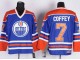Edmonton Oilers #7 Paul Coffey Vintage CCM Jersey - Blue/White