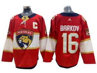 Florida Panthers #16 Aleksander Barkov Red Home Jersey