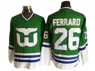 Hartford Whalers #26 Ray Ferraro 1989 Vintage CCM Jersey - Green