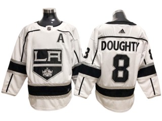 Los Angeles Kings #8 Drew Doughty White Away Jersey