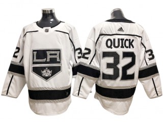 Los Angeles Kings #32 Jonathan Quick White Away Jersey