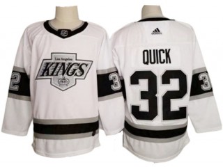 Los Angeles Kings #32 Jonathan Quick White Heritage Premier Jersey