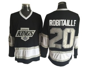  Los Angeles Kings #20 Luc Robitaille 1993 Vintage CCM Jersey - Black