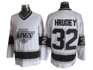 Los Angeles Kings #32 Kelly Hrudey 1993 Vintage CCM Jersey - Black/White