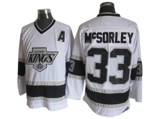 Los Angeles Kings #33 Marty McSorley 1993 Vintage CCM Jersey - Black/White