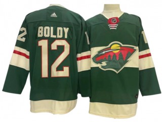 Minnesota Wild #12 Matt Boldy Green Home Jersey