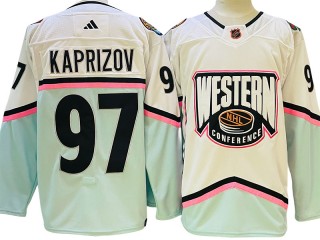Minnesota Wild #97 Kirill Kaprizov White All-Star Game Western Jersey