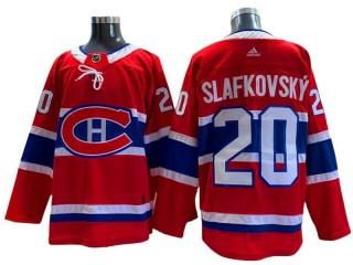 Montreal Canadiens #20 Juraj Slafkovsky Red Home Jersey