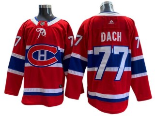 Montréal Canadiens #77 Kirby Dach Red Home Jersey
