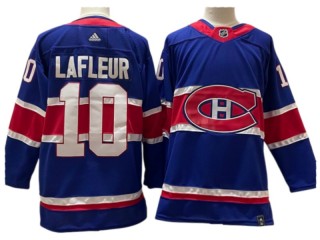 Montreal Canadiens #10 Guy Lafleur Blue 2020/21 Reverse Retro Jersey