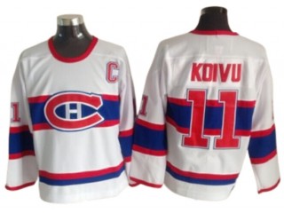 Montreal Canadiens #11 Brendan Gallagher White 1946 Vintage CCM Jersey