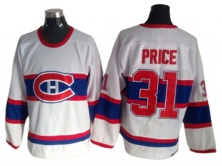 Montreal Canadiens #31 Carey Price White 1946 Vintage CCM Jersey