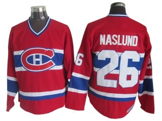 Montreal Canadiens #26 Mats Naslund Red 1980's Vintage CCM Jersey
