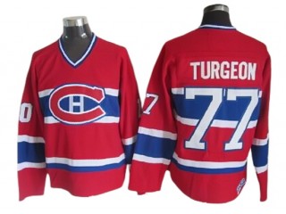Montreal Canadiens #77 Pierre Turgeon Red 1995-96 Vintage CCM Jersey