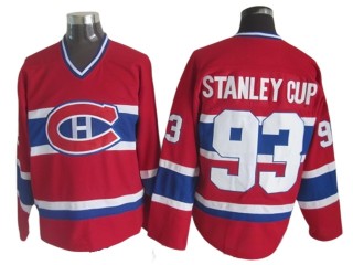Montreal Canadiens Red 1993 Stanley Cup Vintage CCM Jersey