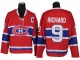 Montreal Canadiens #9 Maurice Richard Vintage CCM Jersey - Red/White