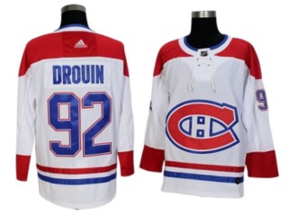 Montreal Canadiens #92 Jonathan Drouin White Away Jersey