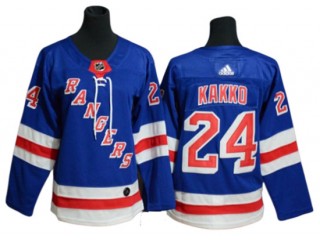 Youth & Women New York Rangers #24 Kaapo Kakko Blue Home Jersey