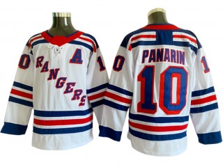 New York Rangers #10 Artemi Panarin White Away Jersey