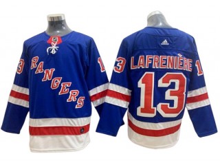 New York Rangers #13 Alexis Lafreniere Blue Home Jersey