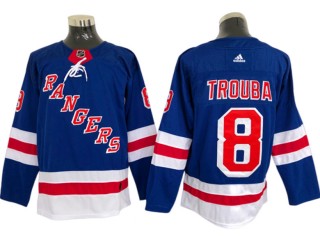 New York Rangers #8 Jacob Trouba Blue Home Jersey