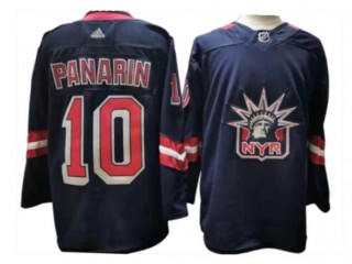 New York Rangers #10 Artemi Panarin Navy 2020/21 Reverse Retro Jersey