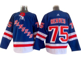 New York Rangers #75 Ryan Reaves Blue Home Jersey