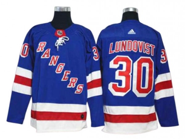 Youth & Women New York Rangers #30 Henrik Lundqvist Blue Home Jersey