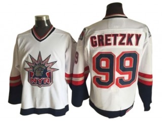 New York Rangers #99 Wayne Gretzky 1998 Vintage CCM Jersey - Navy/White