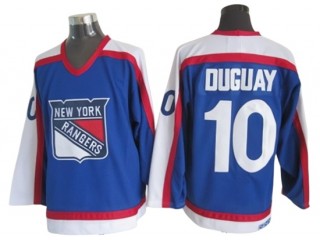 New York Rangers #10 Ron Duguay Blue 1977 Vintage CCM Jersey