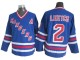 New York Rangers #2 Brian Leetch Heroes of Hockey Alumni CCM Jersey - Blue/White