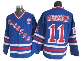 New York Rangers #11 Mark Messier Blue Heroes of Hockey Alumni CCM Jersey - Blue/White